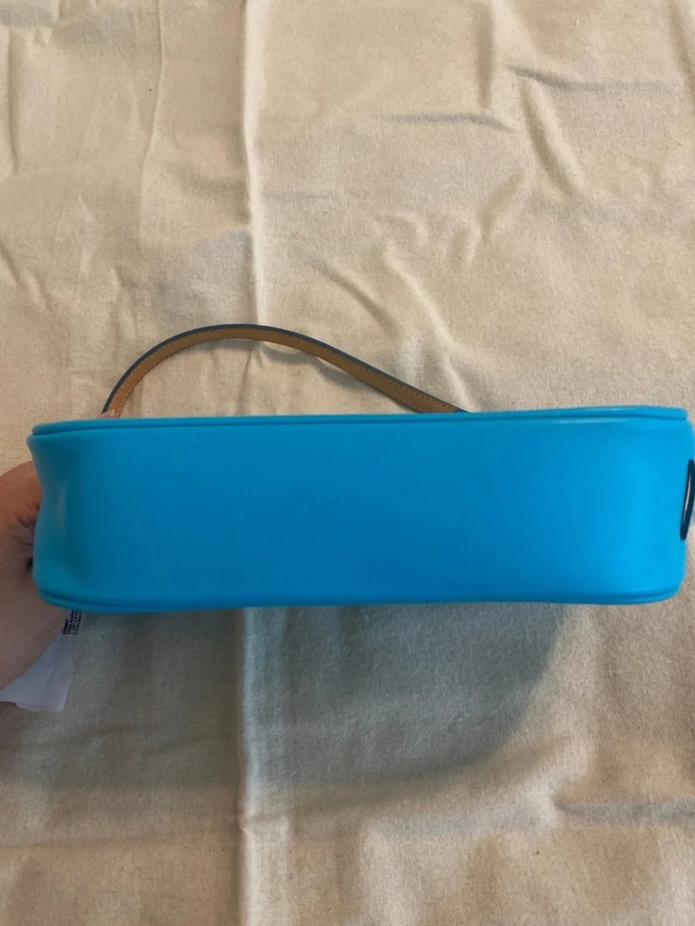 Coach Demi Shoulder Bag Turquoise Blue Excellent Condition